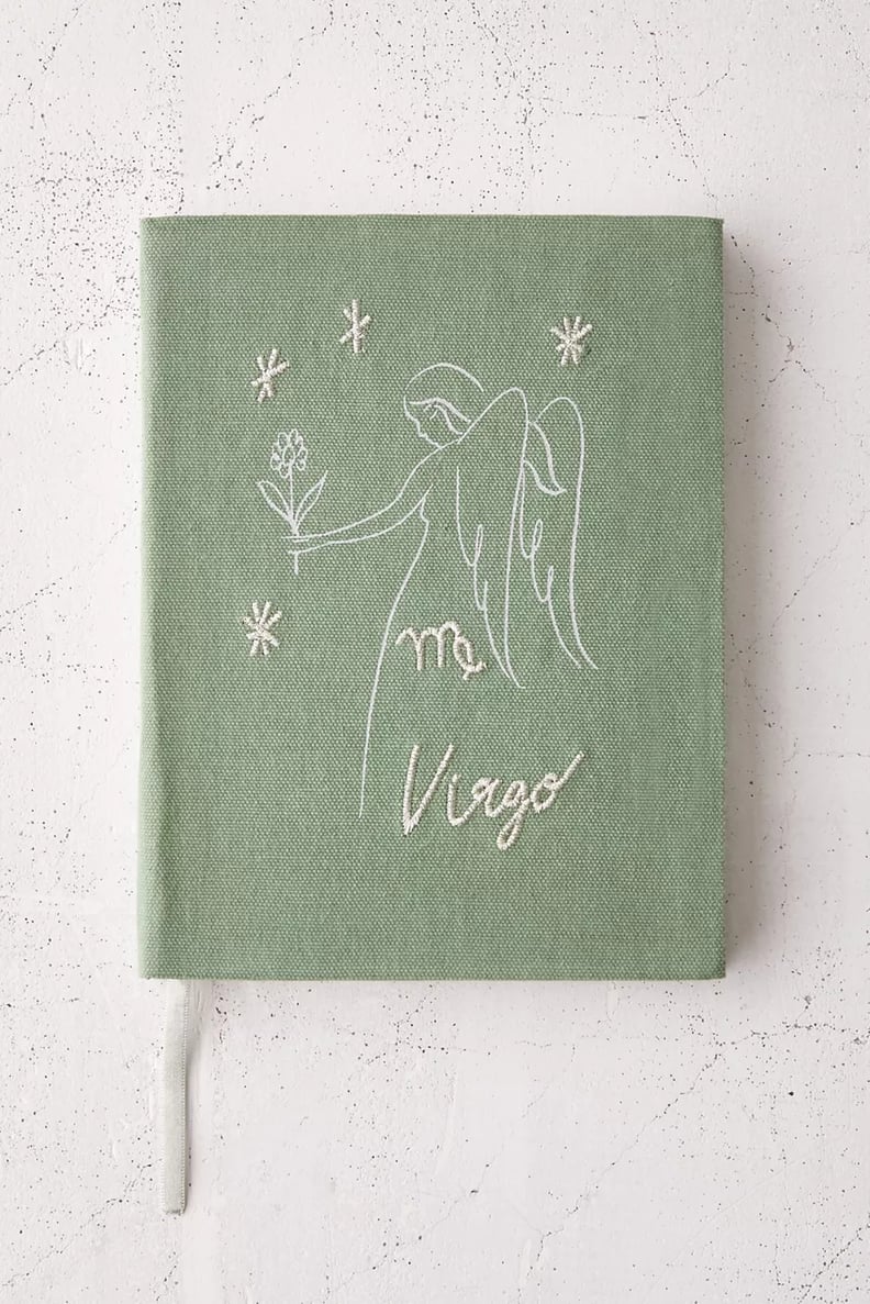 Best Gifts For Virgo: Zodiac Embroidered Journal