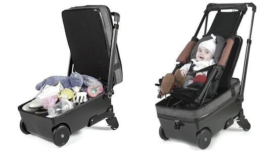 suitcase stroller hybrid