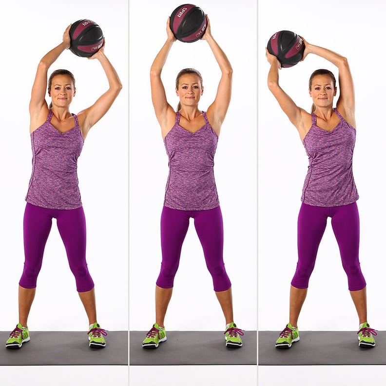 15 min STANDING ARMS AND ABS WORKOUT, With Dumbbells