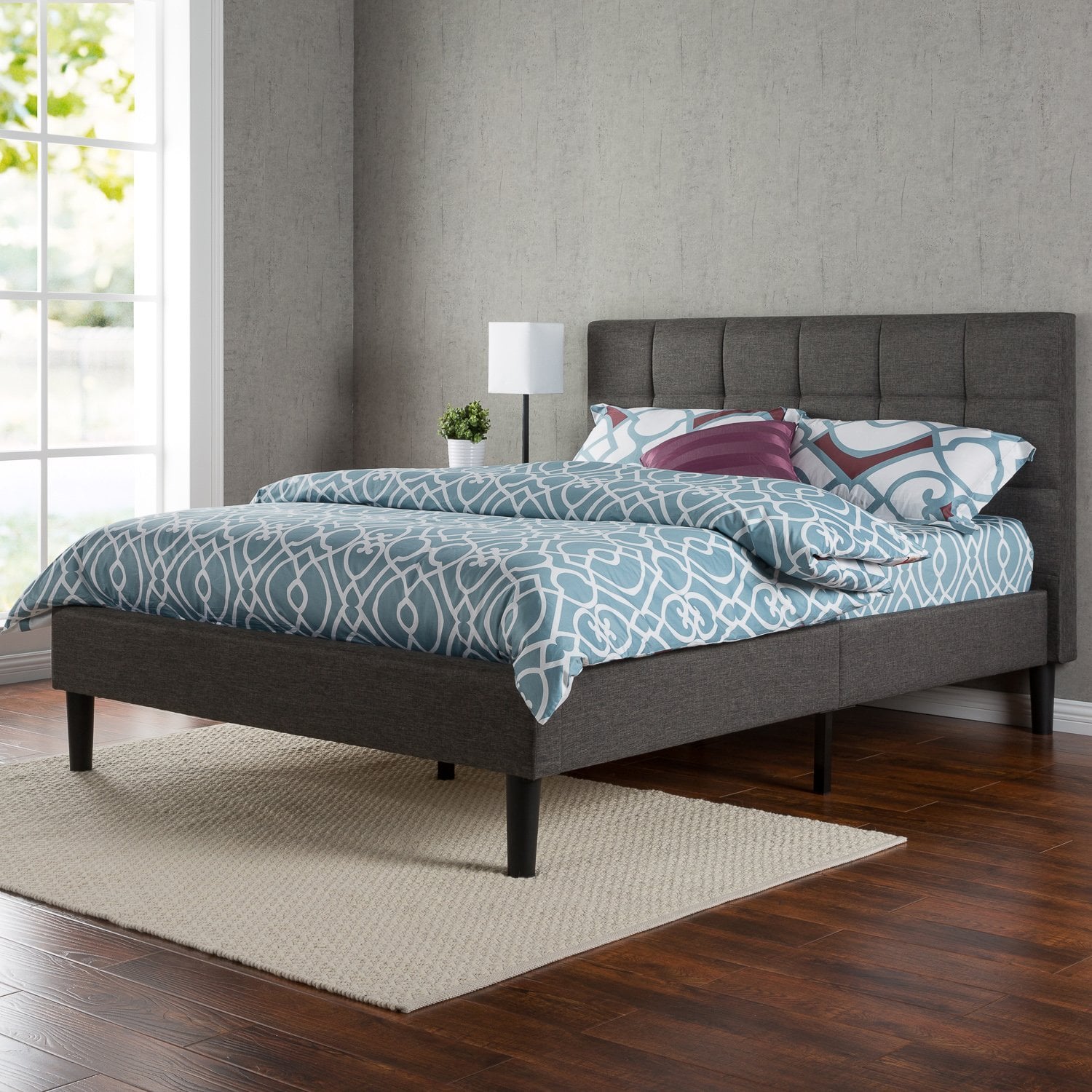 cheap platform bed frame king