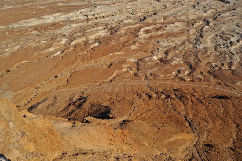 The view from the plateau Masada was built on