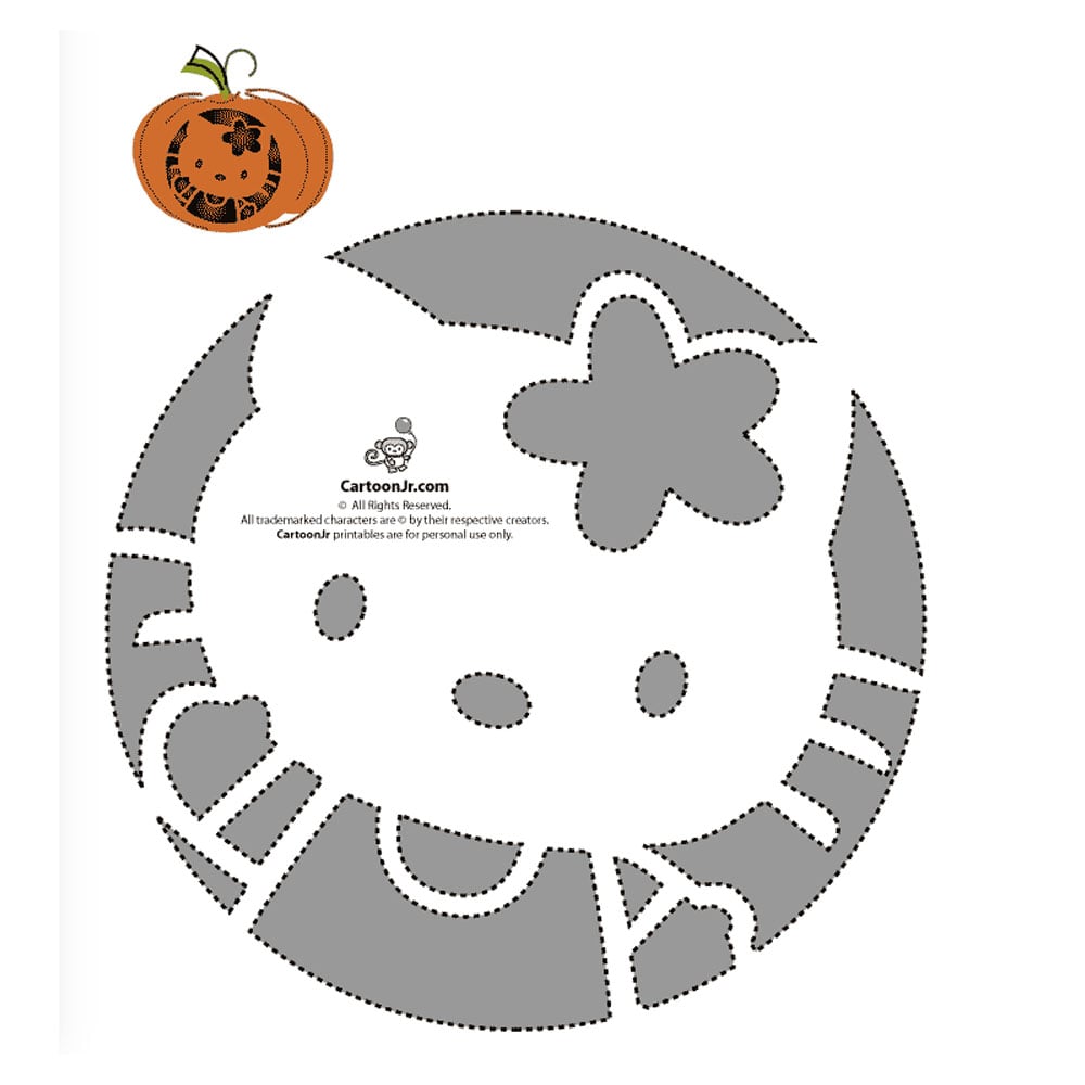 Free Hello Kitty Pumpkin Templates POPSUGAR Tech Photo 16