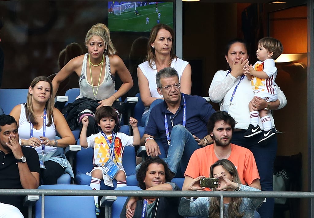 Shakira and Her Family at the Euro Cup 2016 | Photos