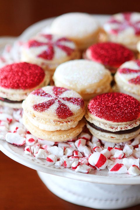 Sparkly Vanilla Bean Macarons