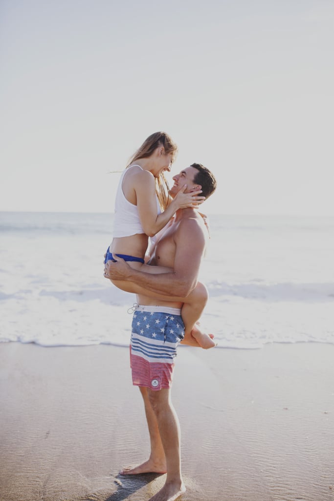 Casual Beach Engagement Shoot