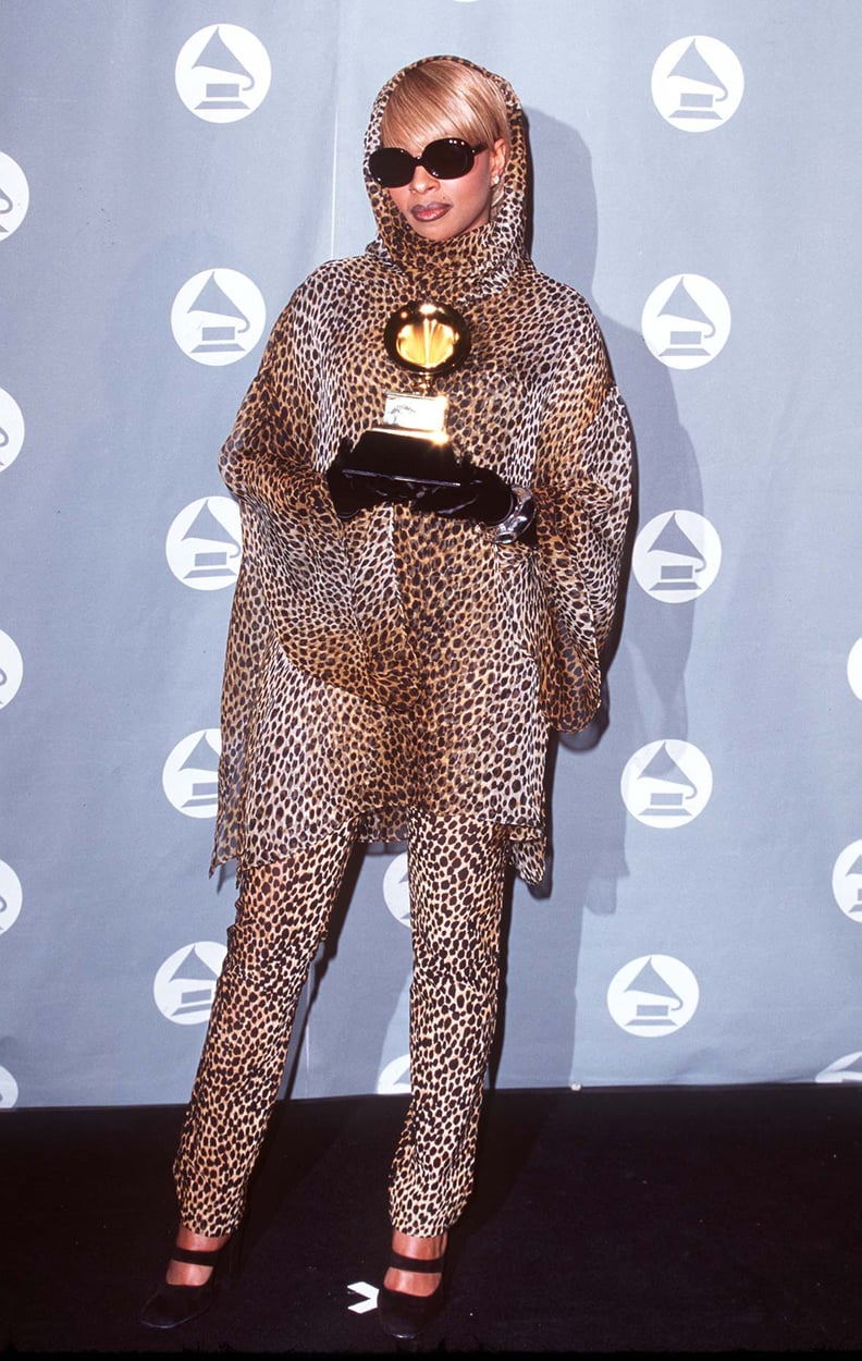 Mary J. Blige's Leopard Ensemble in 1996