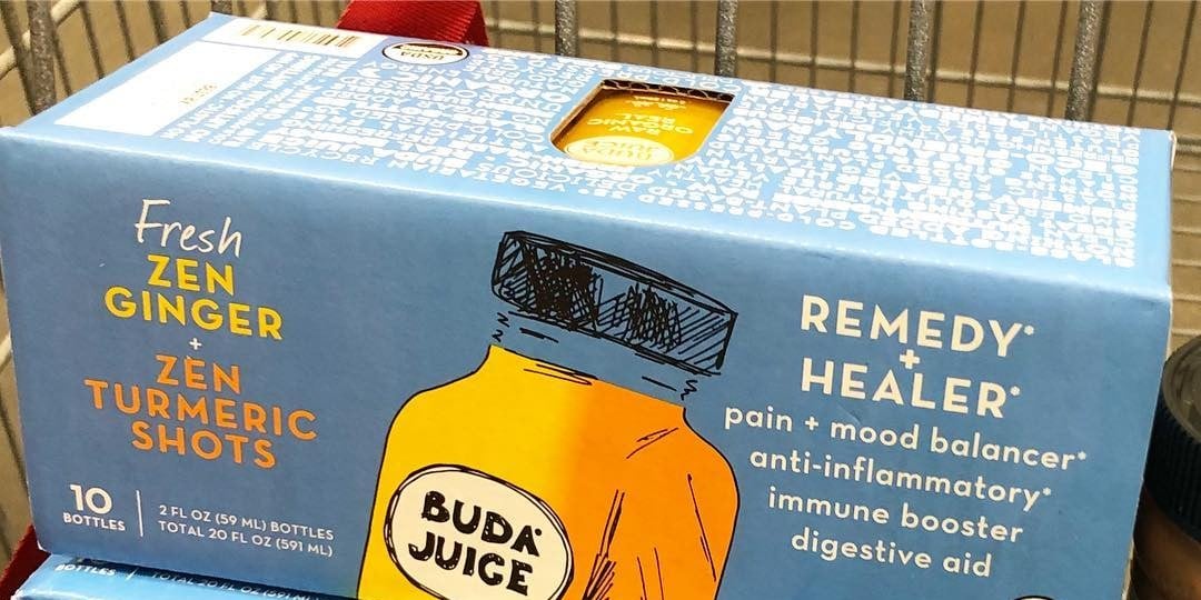 Buda Juice Ginger and Turmeric Shots POPSUGAR Fitness