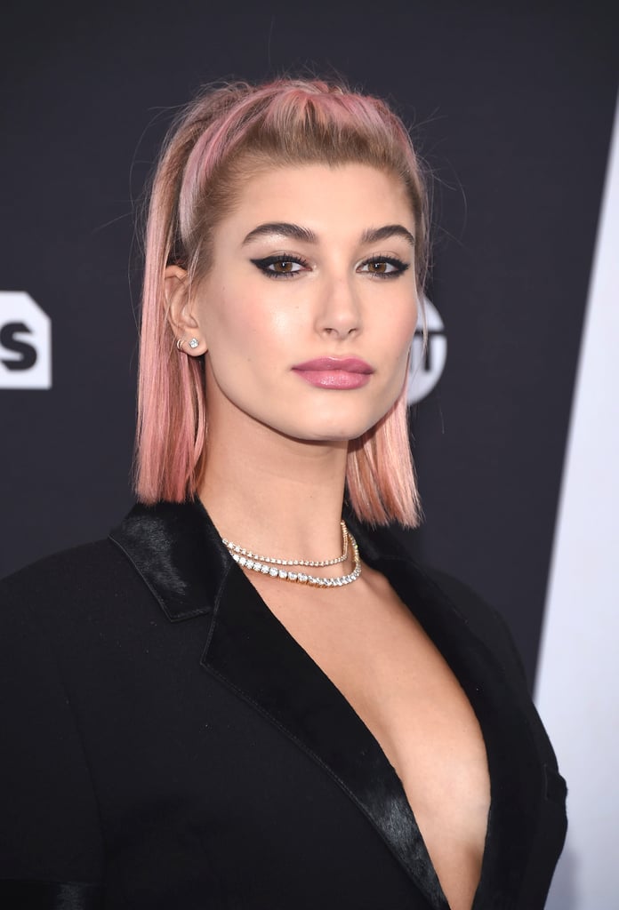 Hailey Bieber at the 2018 Turner Upfront