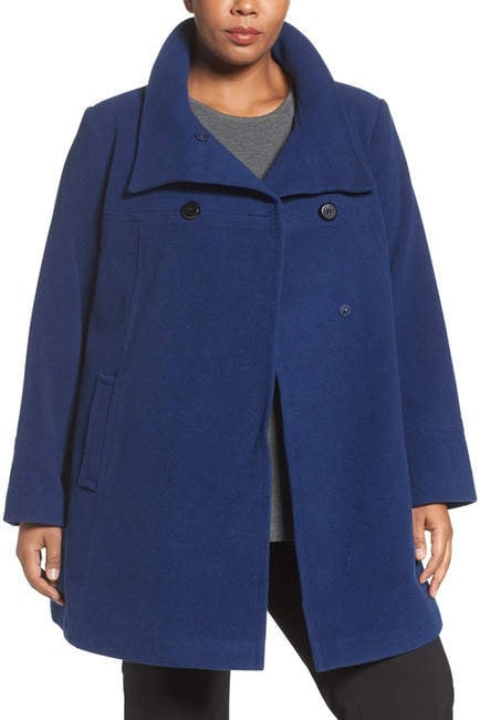 larry levine wool coat