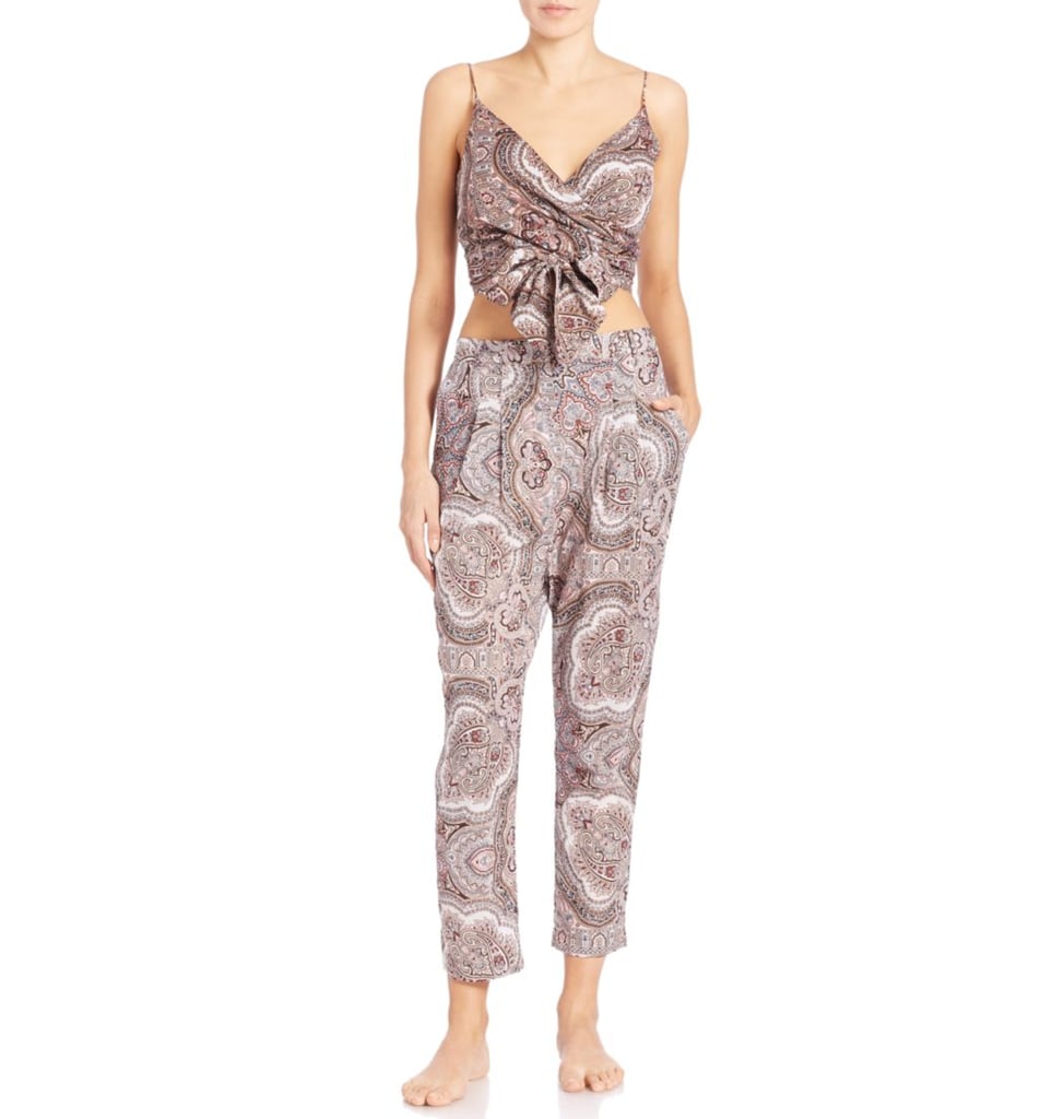 Zimmermann Epoque Cotton Wrap Top ($295) and Pants ($375)