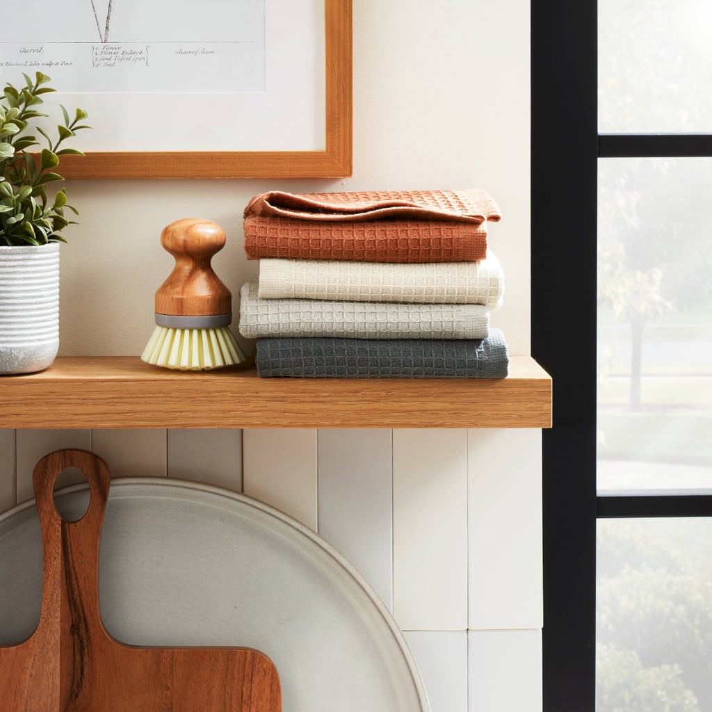 A Dishcloth Set: Waffled Terry Dishcloth Set