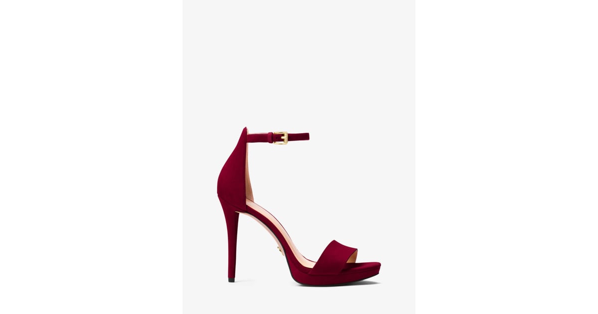 Michael michael kors hutton suede sandal discount