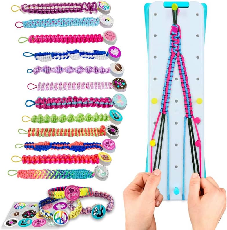 DIY Friendship Bracelet Making Kit for Girls, Arts UK