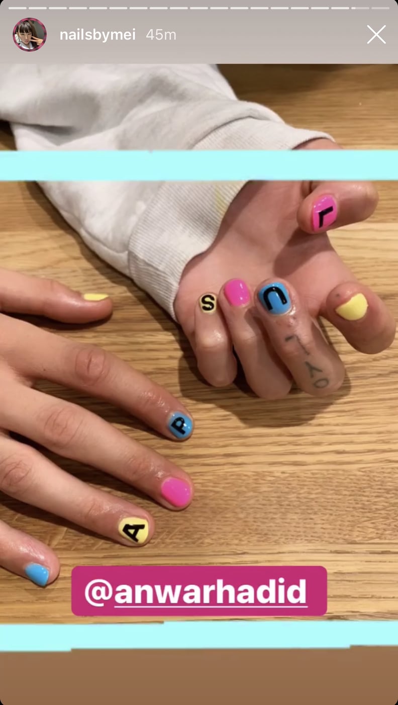 Anwar Hadid's Manicure