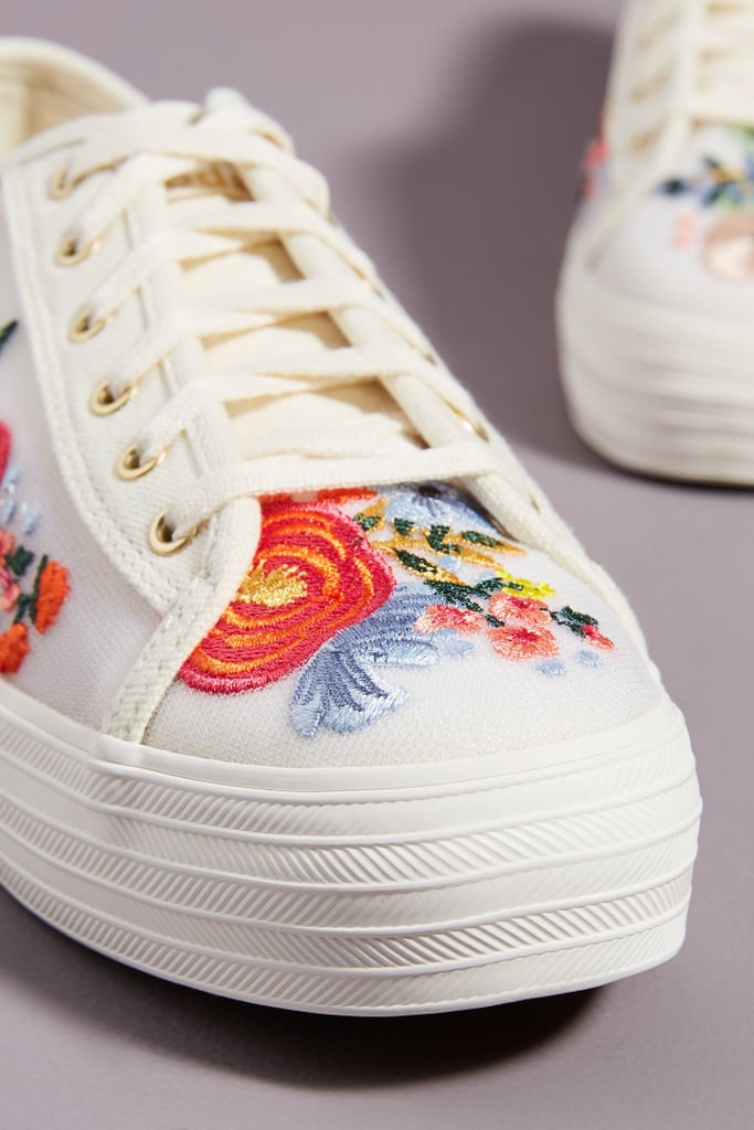 Keds Embroidered Platform Sneakers