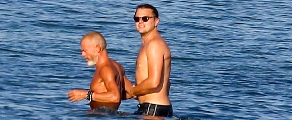 Leonardo DiCaprio Goes For a Shirtless Swim Amid Engagement Rumors
