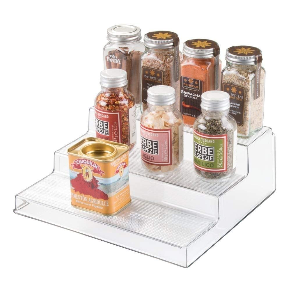 InterDesign Linus Plastic 3-Tier Spice Stand