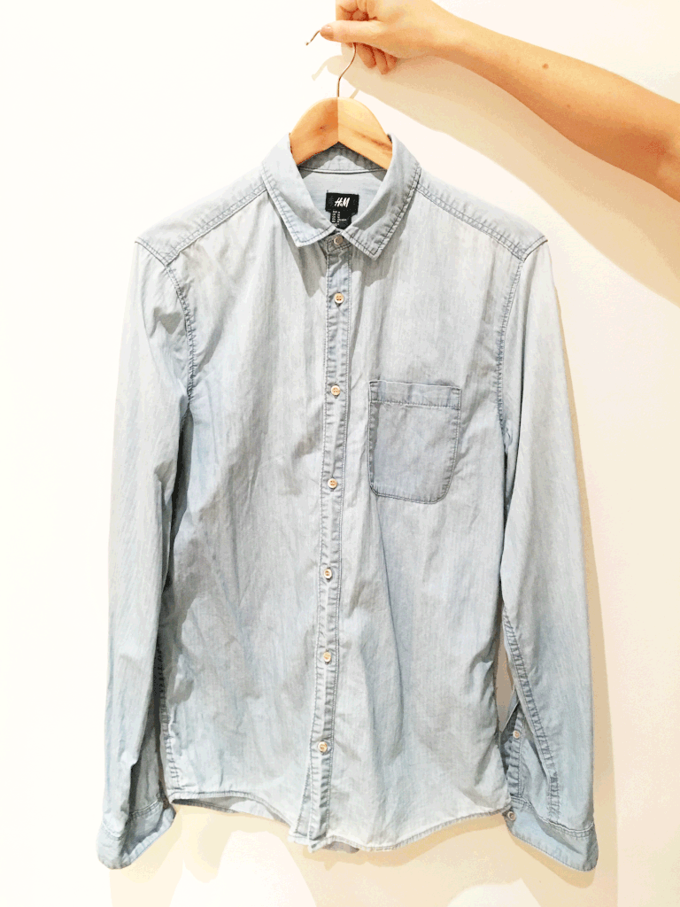 Denim Button-Down Denim Button-Down