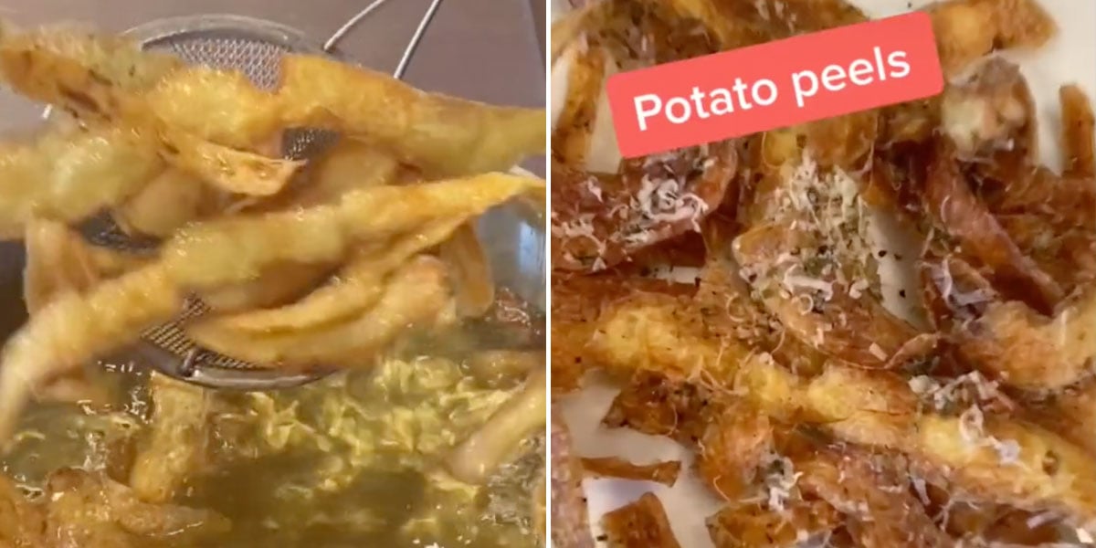 How to Fry Potato Peels to Make Crispy Fries POPSUGAR Food