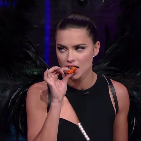 Victoria's Secret Angels Eating Buffalo Wings