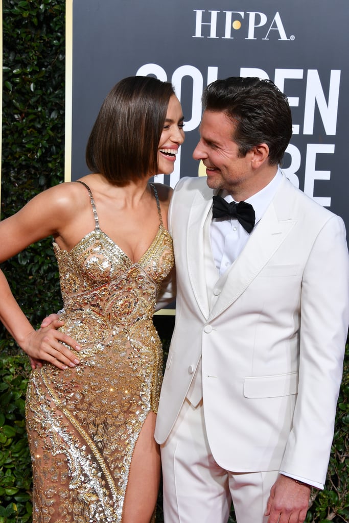Bradley Cooper and Irina Shayk at the 2019 Golden Globes