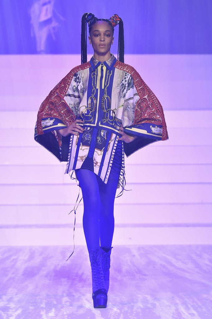 Indira Scott on the Jean Paul Gaultier Runway