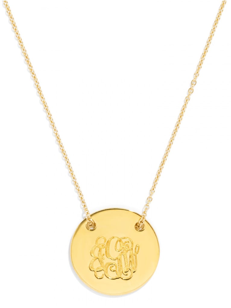 BaubleBar Monogram Pendant