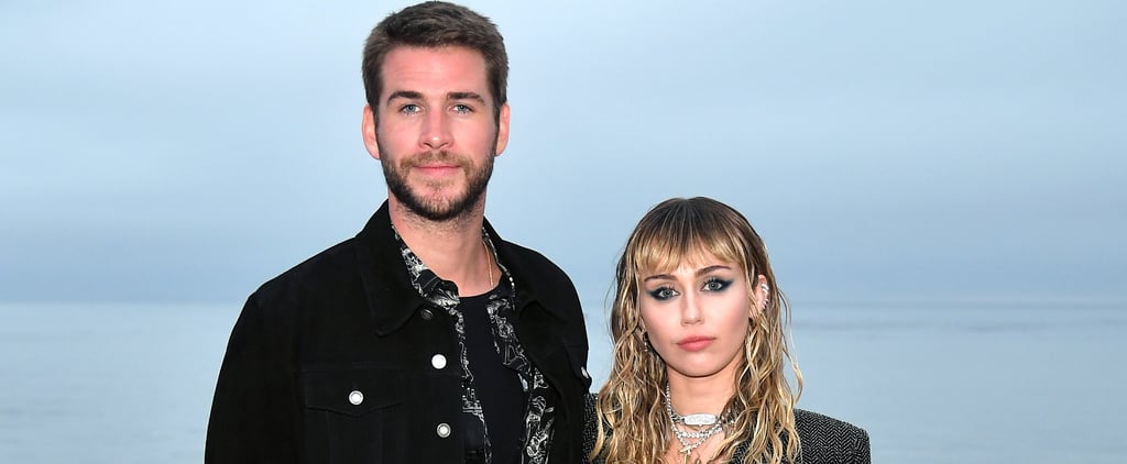 Miley Cyrus and Liam Hemsworth's Outfits at Saint Laurent