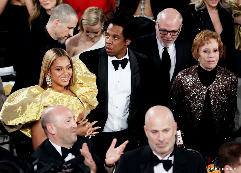 Kevin mazur/getty images for roc nation. BeyoncÃ© and JAY-Z at the Golden Globes 2020 | Pictures | POPSUGAR