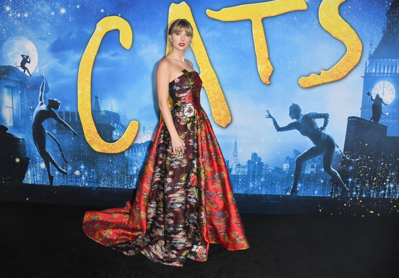 Taylor Swift Wears Oscar de la Renta at the Cats Premiere in NYC