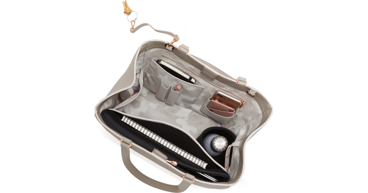 Large allyn leather clearance tote
