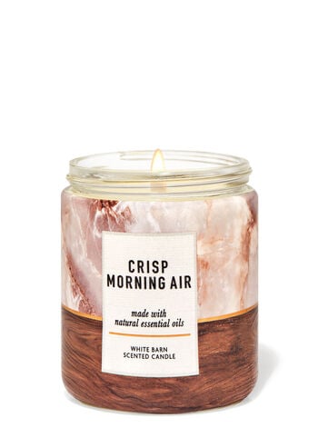 Bath & Body Works White Barn Crisp Morning Air Single Wick Candle