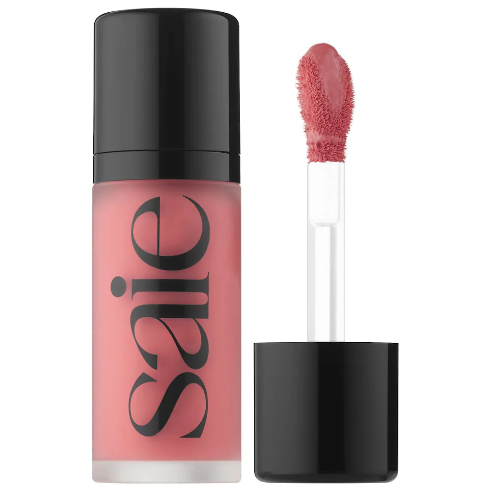 A Rosy Blush: Saie Dew Blush Liquid Cheek Blush in Dreamy