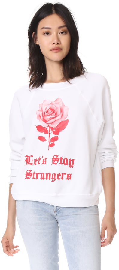 Wildfox Couture Let's Stay Strangers Sweatshirt Tee