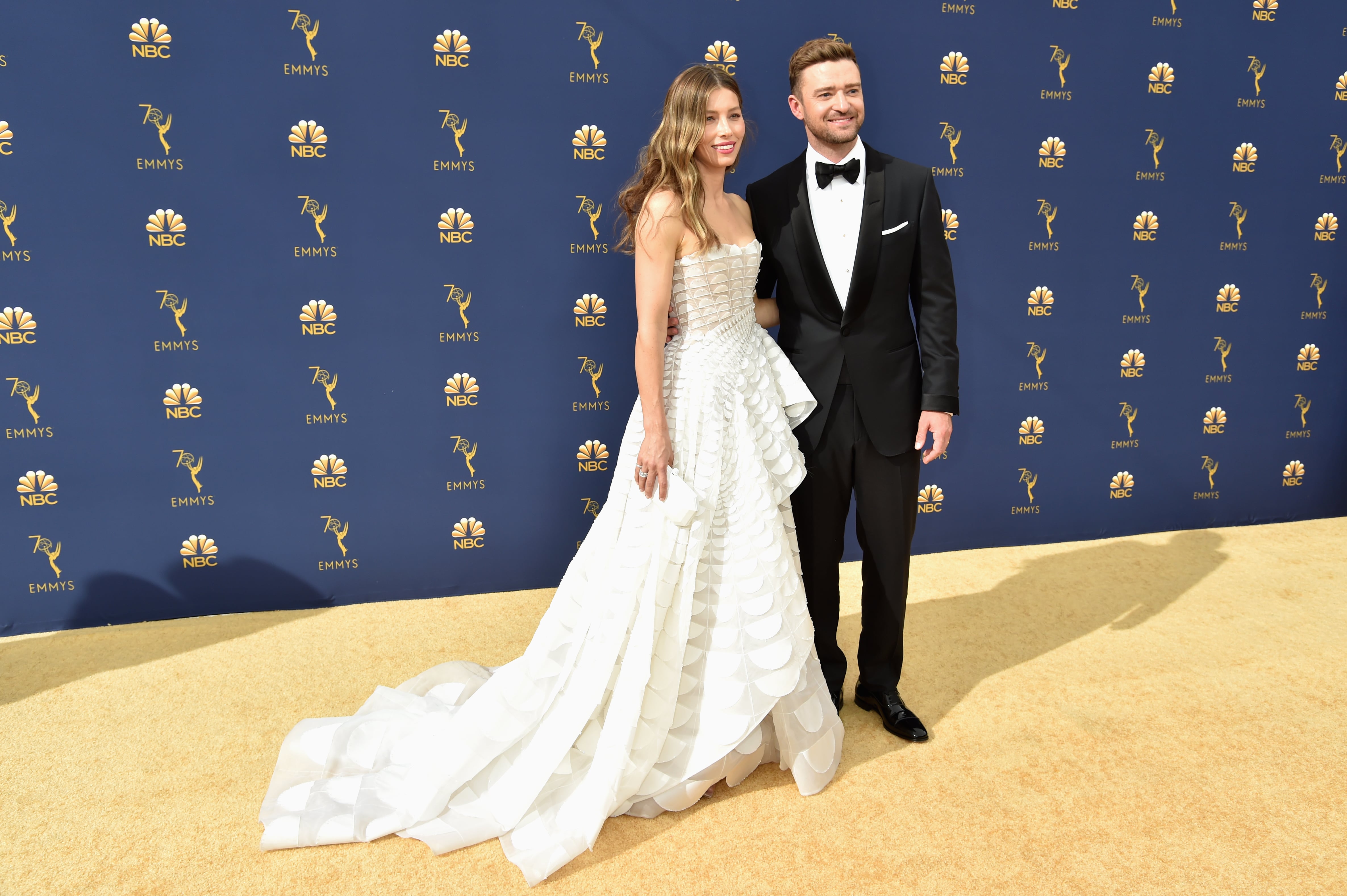 Jessica biel emmy dress discount
