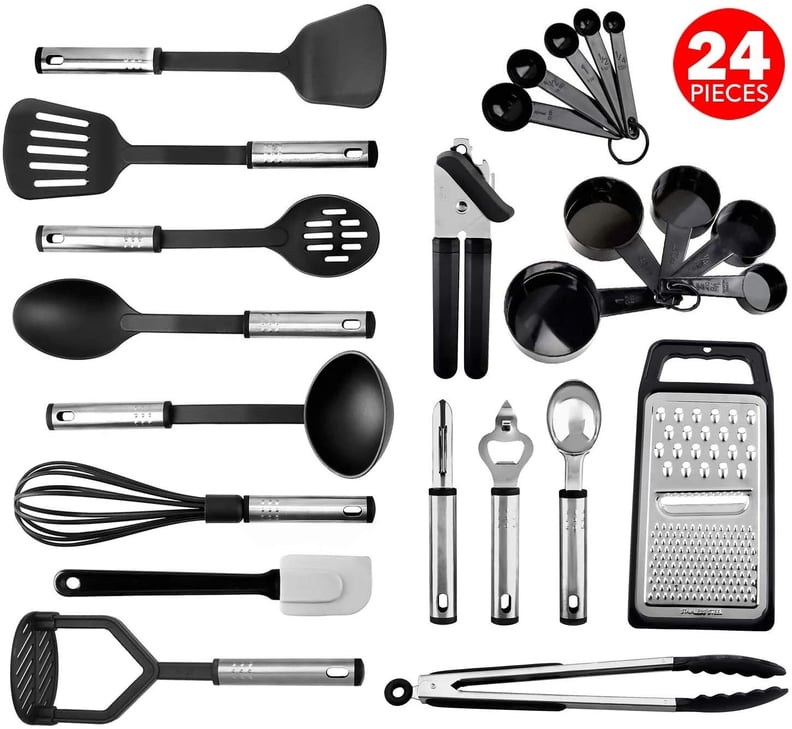 For All Your Cooking Needs: KALUNS 24-Piece Assorted Kitchen Utensil Set