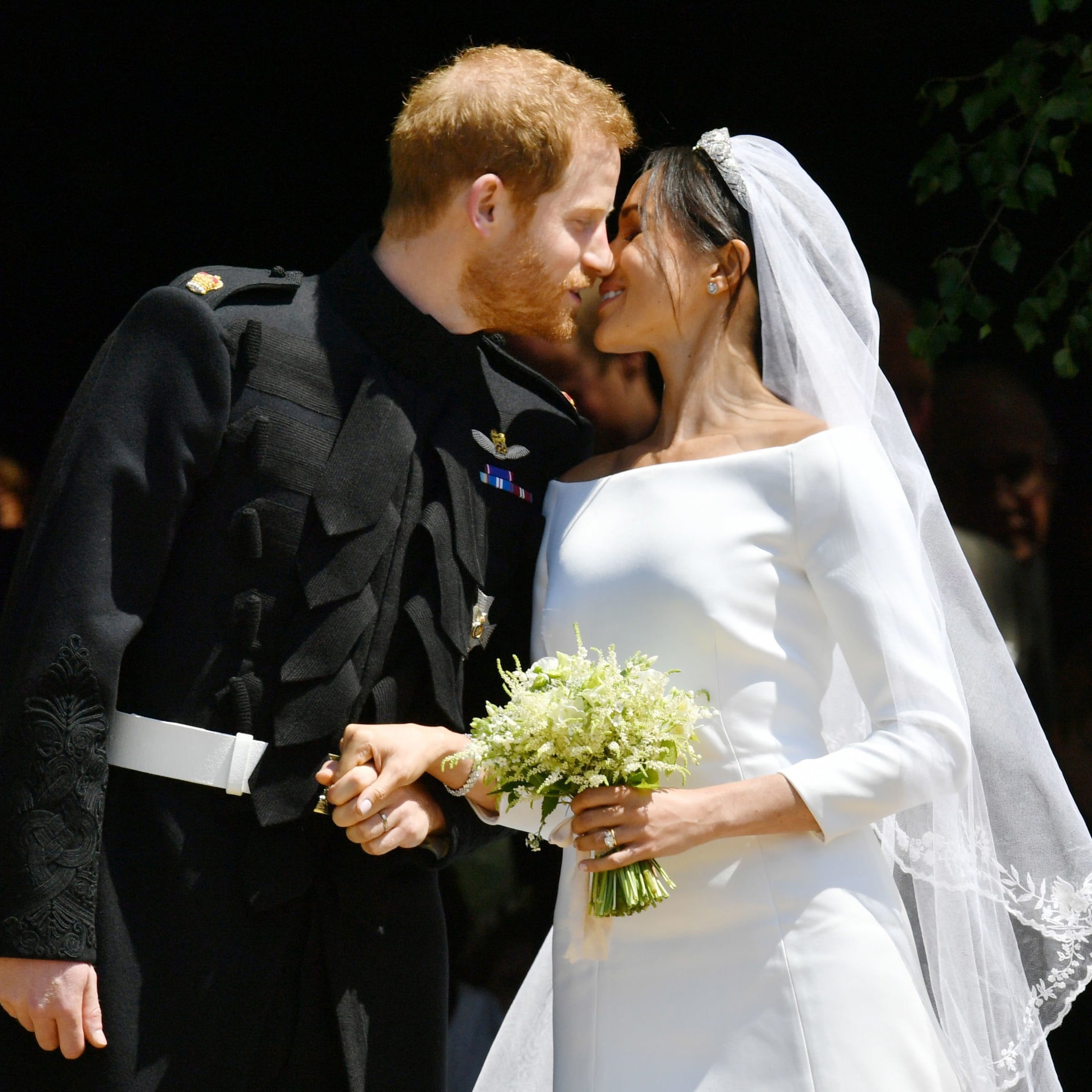 Prince Harry And Meghan Markle First Kiss Pictures Popsugar