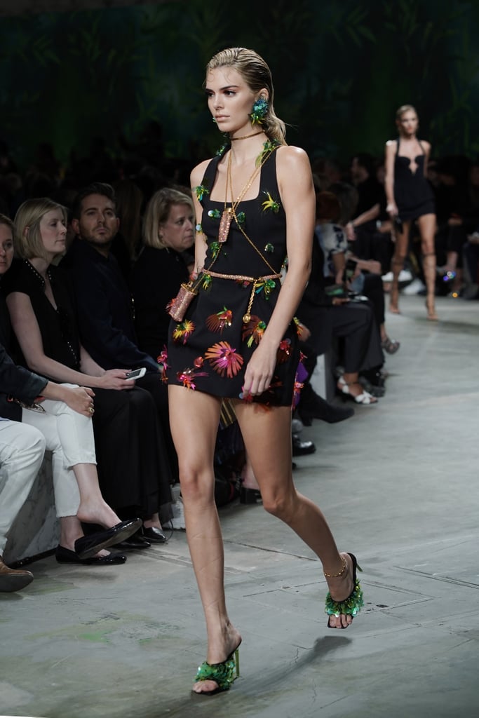 Kendall Jenner Walking for Versace Spring/Summer 2020 at Milan Fashion Week