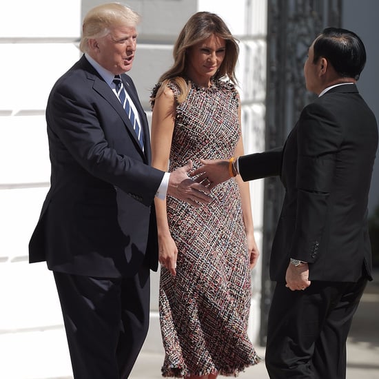 Melania Trump Alexander McQueen Tweed Dress