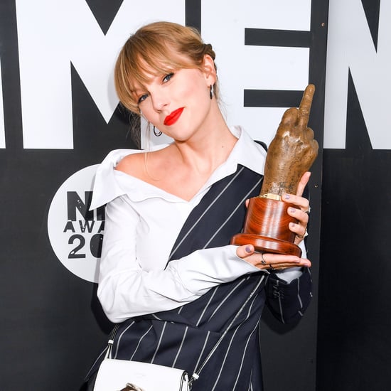 Taylor Swift at the NME Awards in Brixton 2020