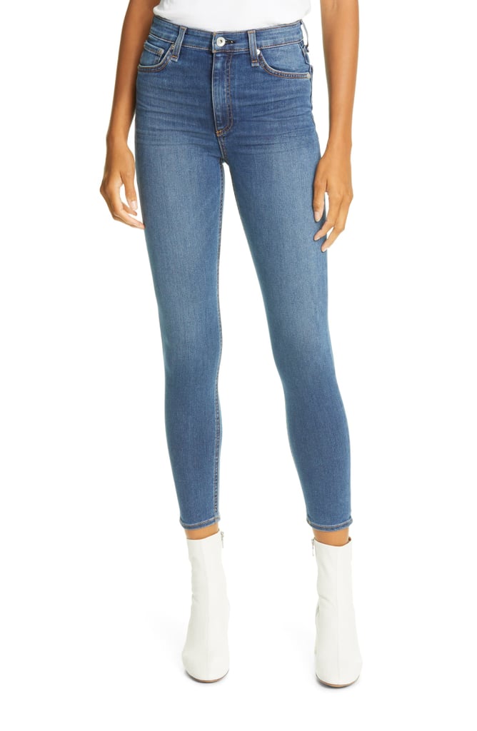 Rag & Bone Nina High Waist Ankle Skinny Jeans