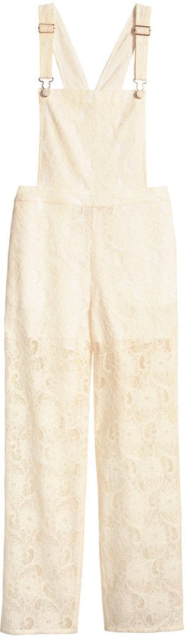 Lace Bib Overalls ($50)