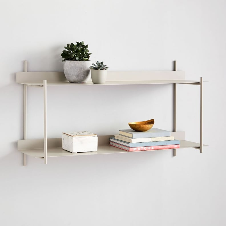 West Elm Floating Lines Metal Wall Shelf