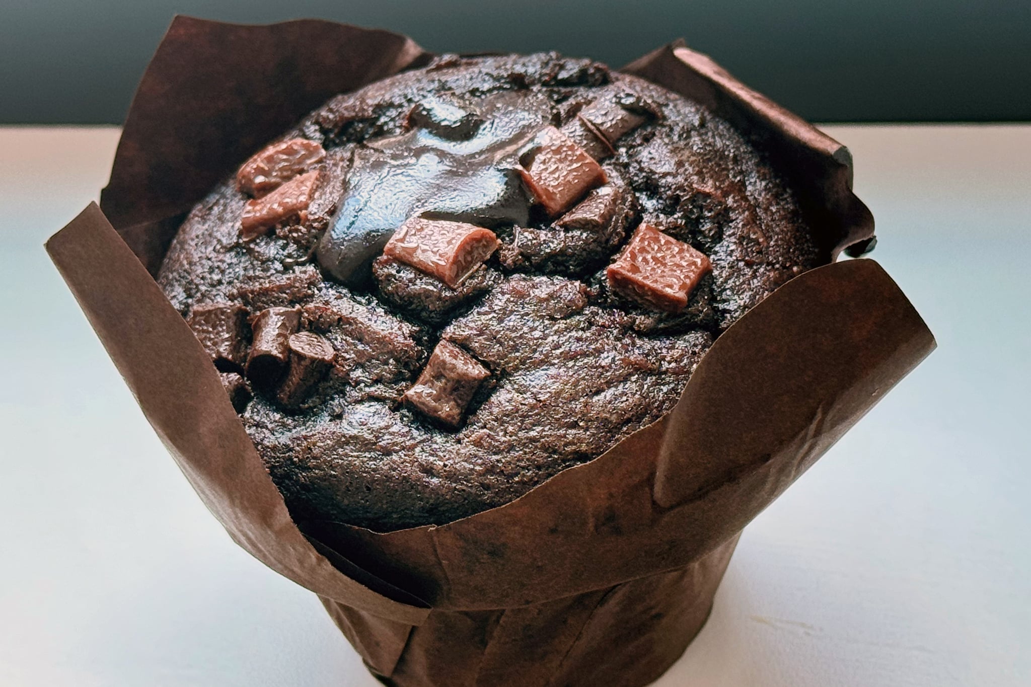 the viral chocolate muffin in the Olympic Village