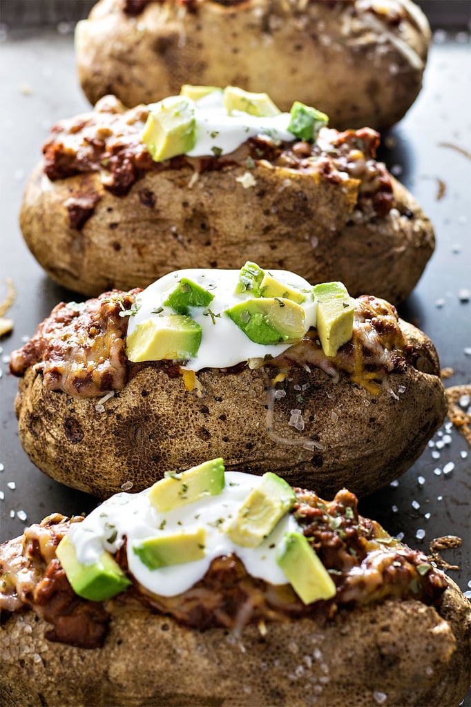 Chili-Stuffed Potatoes