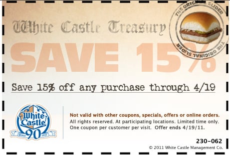 White Castle | Enjoy These 15 Tax Day Freebies and Discounts ...