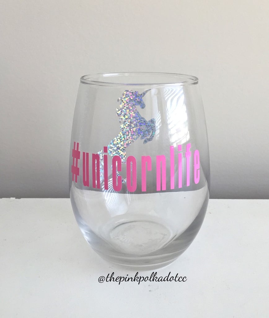 Unicorn Wine Glass ($12)