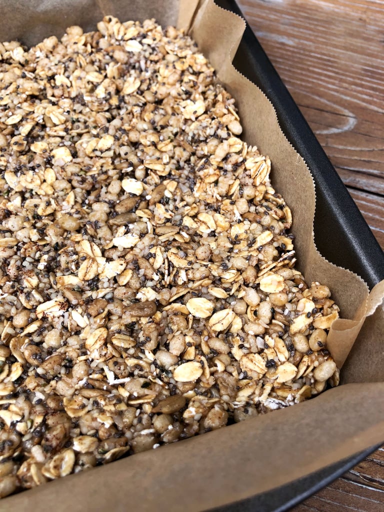 Chewy Vegan Protein Granola Bar Recipe POPSUGAR Fitness