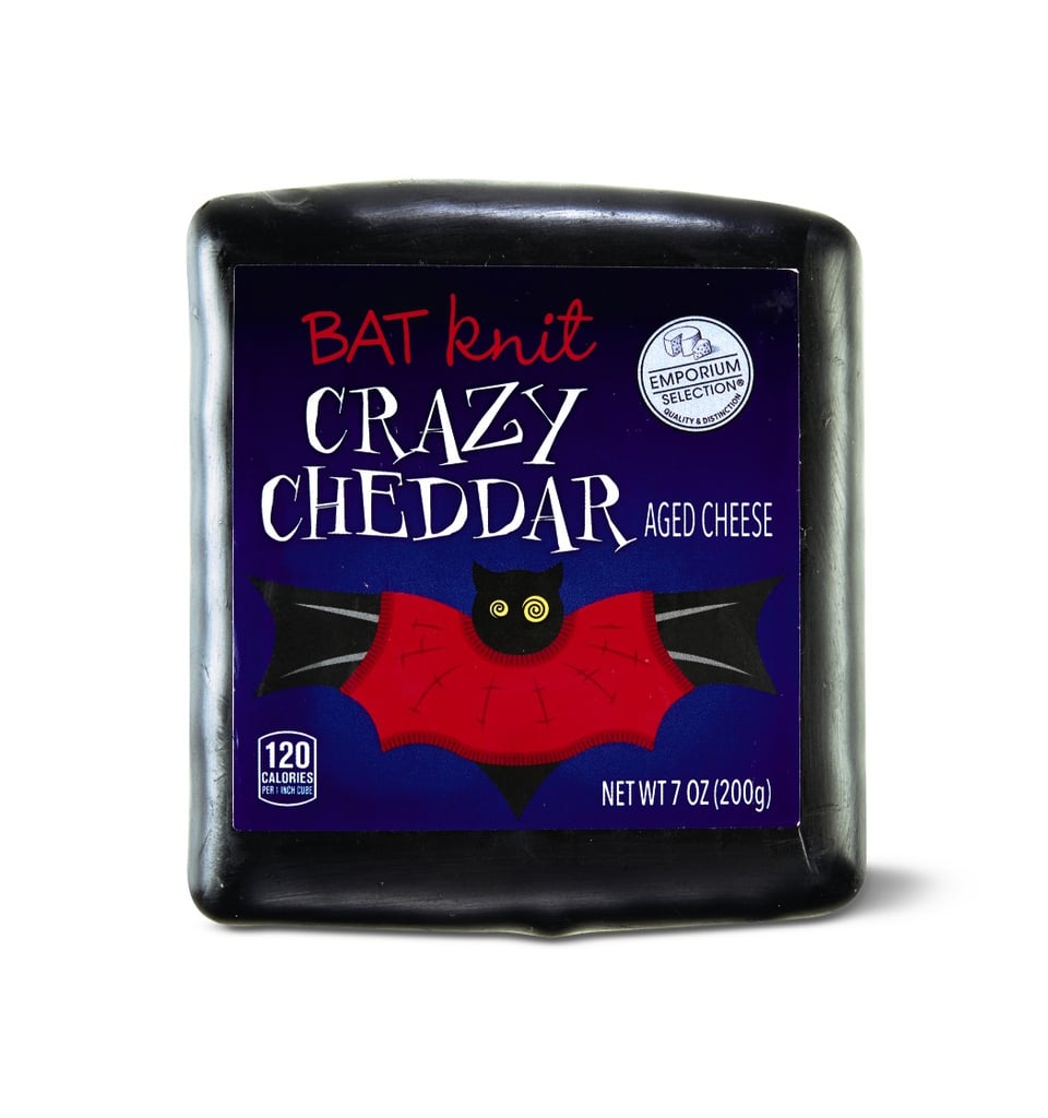 Aldi's Bat Knit Crazy Cheddar Cheese Aldi Has HalloweenThemed