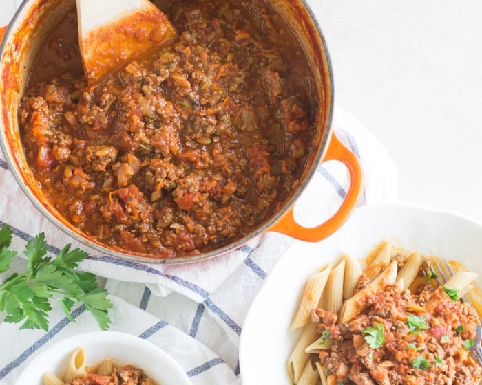 Kid-Friendly Veggie-Loaded Meat Sauce